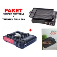 Paket Kompor Portable Yakiniku BBQ Grill Pan