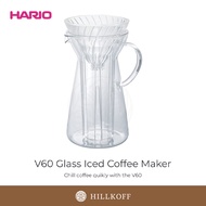 HILLKOFF : Hario VIG-02T V60 Glass Iced Coffee Maker