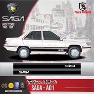 👍👍 PROTON SAGA CAR BODY STICKER SET SAGA - A01