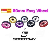 80mm Easy Wheel for Birdy/Brompton/3Sixty/Pikes (One Piece)