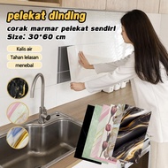(3/10/15 PCS) Marble wall tile paper kitchenwall sticker bathroom wallpaperwaterproof tile wallpaper