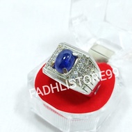 BATU BLUE SAFIR ASLI NATURAL BERSERTIFIKAT LAB