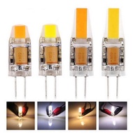 AC / DC 12V 3W 6W COB SMD G4 LED lamp light Chandelier High End Silicone LEDs Spotlight Bulb Replace