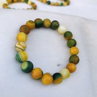 Tự nhiên bọc Agate kiểu mắt Vòng đeo tay Gobi đá alxa agate nguyên Vòng tay đá