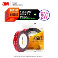 3MTM VHB 5952 Mini Pack/Double Sided Acrylic Foam Tape/Very Heavy Duty /Indoor Outdoor [12mm x 5M] I