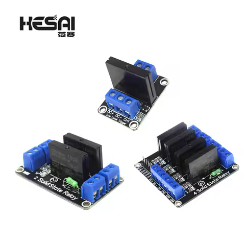 1/2/4 Channel 5V DC Relay Module Solid State Low Level G3MB-202P Relay SSR AVR DSP Output with Resis