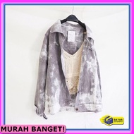 Oversized Jumbo Girls Jeans Jacket Size Xl Acid Marinka 19 AC333 Oversized Tie Dye Jacket