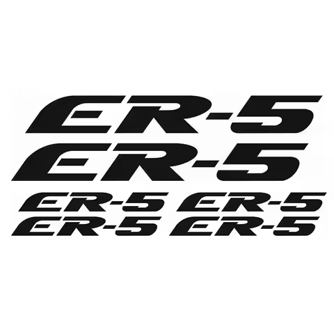 2pcs for Kawasaki ER-5 ER5 Logo Decal Stickers