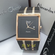 PRIA Alexandre Christie 8333 Black Rosegold / Alexander Christie Men's Watches AC 8333