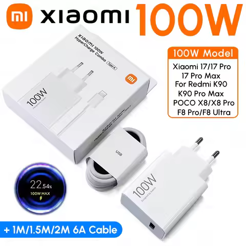 100W Xiaomi 17 17T Pro Max Charger Original 90W Type C Fast Turbo Charge Cargador for Mi 15 14 POCO 