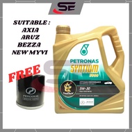 PETRONAS syntium 3000 5w 30 minyak enjin kereta fully synthetic minyak hitam petronas engine oil 5w3