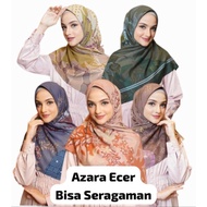Jilbab segi empat oskara motif azara voal seragam