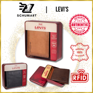 [BY SCHUMART] Levis Mens Wallet Assorted Designs RFID Protection comes with Branded Box