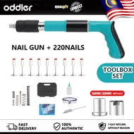 【COD】6 Gears Nail Gun Manual Steel Nail Gun For Concrete Rivet Tool Steel Rivet Gun Nail Punch Pipe 