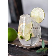 Unique Florida Cafe Glass Cup 430 ML | Korean Drinking Glass