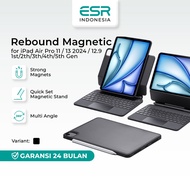 ESR Rebound Magnetic Keyboard Case 360 iPad Air Pro 11 13 2024 12.9 10.9 1st/2th/3th/4th/5th Gen Pel