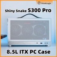 Shiny Snake S300 Pro ITX PC Case Portable Handheld TYPE-C Desktop Computer Host Case Mini Gaming PC 