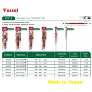 Vessel Screwdriver Bit / Double End "GOSAI" Bit PH2 screwdriver bit