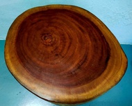 Solid Wood Slab 16-18 Inch Kayan Wood & Rain Tree Wood & Kayu Jati (Wood Slab / Slab Wood / Stool / 
