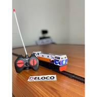 MESIN Miniature Train Locomotive cc206 Hype trip RC Engine can run, uses remote control, most Indone