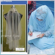 Veil Nikah Murah/Veil Malaysia Ready Stock/Veil bajet/Veil Tunang Simple