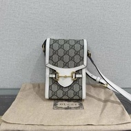 GUCCI 1955斜背手機包11.5*17*4 98新配件塵袋