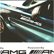 Amg Sticker Powered by amg Mercedes Decal Sticker CLA GLA C63S S63 E43 G55 G63