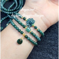 Lam Ngoc Jadite A Mix Lotus Necklace Size 5.5mm Svip