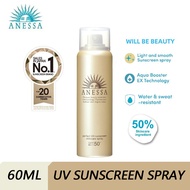 Anessa Perfect UV Skincare Spray SPF50 PA++ Face&Body Sunblock skin aqua Sunscreen 60ml