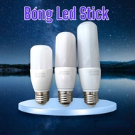 Led Stick Bulb Long Round Cylindrical Led Bulb 9w 12w 15w energy saving E27 holder replaces White Ye
