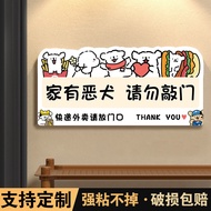 Have Bad Dogs at Home Please Do Not Knock Door Reminders Takeaway Door Instructions Doors Do Not Kno