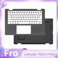 *NEW For Latitude 7420 E7420 Palmrest Upper Top Lower Bottom Case Black-