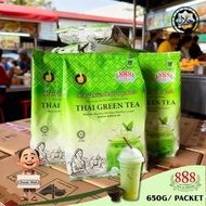 Thai Green Tea 888 – Serbuk Teh Thai Hijau Segera – 650g –Teh Thai Hijau – Halal – Boleh Panas / Ais