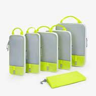 Free shipping BAGSMART Compression Packing Cubes Men Travel Expandable Luggage Organizer  Carry on L