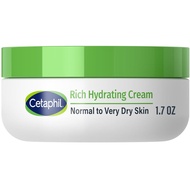 CETAPHIL Rich Hydrating Night Cream For Face, With Hyaluronic Acid, 1.7 oz, Moisturizing Cream For D