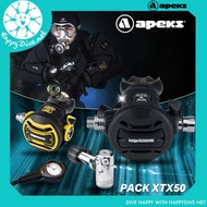 🤿🌊 Apeks XTX50 Regulator Set over-balanced Regulator เซ็ตเรคกูเลเตอร์แบบโอเวอร์บาลานส์