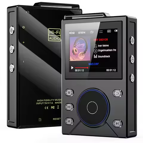 HiFi MP3 Player, Lossless DSD FLAC Player, High Res Portable Audio Player, Built in 16GB Memory, Dig