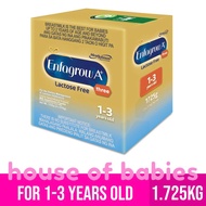 Enfagrow A Three Lactose Free 1725kg 13 Years Old for Dietary Management of Lactose Intolerance