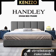 FREE SHIPPING!! KENZZO : (HANDLEY Divan  Bed Frame) เตียง  เตียงนอน หัวเตียง+ฐานเตียง เตียงดี่ยว ผ้าแคนวาส เตียงขนาด3/3.5/5/6ฟุต