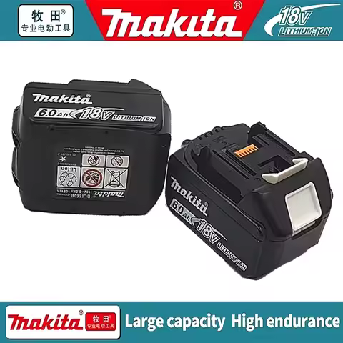 Makita 18V BatteryOriginal Makita 6Ah for BL1860B BL1850B BL1850 BL1840 BL1860 BL1815 Replacement Li