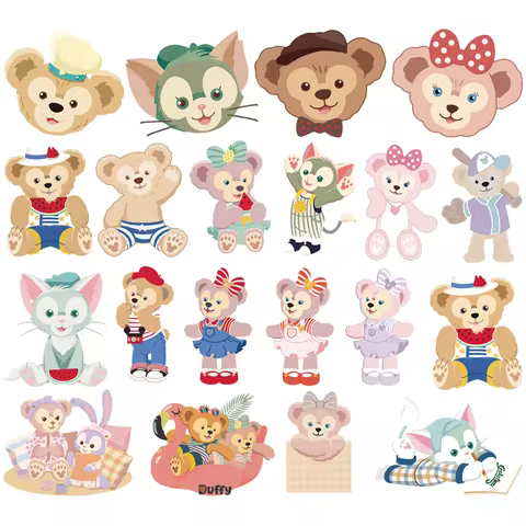 Disney StellaLou Patches for clothes DIY thermal stickers for children clothing printing