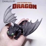 DANILO19Y 3D Toothless Dragon Figure, Cartoon Lovely Night Fury Dragon Figure, Movie Character 15cm 