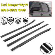 4 ประตู คิ้วรีดน้ำประตู Ford Ranger T6 T7 2012-2021 คิ้วยางขอบกระจก กันน้ำ ยางรีดน้ำนอก Ford Fiesta 