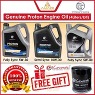 Genuine Proton Fully Synthetic / Semi Synthetic Engine Oil 4L Petronas/Shell (5W30 / 10W30 / 5W40) [Amaze Autoparts]