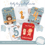 Custom Name BABY BOY Milestones / Milestone Cards / Baby Boy / Milestone Cards