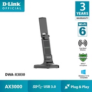 D-Link DWA-X3030 Wireless AX3000 Wi-Fi 6 High Gain USB 3.0 Adapter