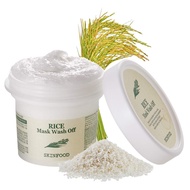 SKINFOOD Rice Mask Wash Off 3.5oz / Gently Exfoliates the Skin/Softening with Nutrient Rich Rice