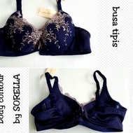 Bra Body Contour By Sorella 29592-34b, Navy