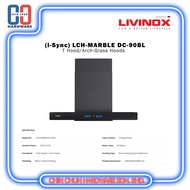 LIVINOX LCH-MARBLE DC90BL COOKER HOOD