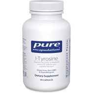 Pure Encapsulations L-Tyrosine - Amino Acid Supplement - for Brain Support, Dopamine & Thyroid Funct